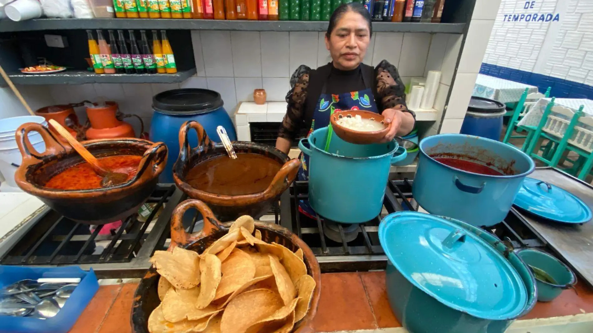 Antojitos Mary, tacos de raspadura